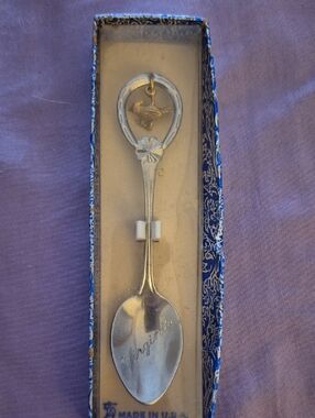 Silver-Plated Souvenir Spoon- Virginia
